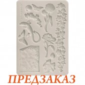 Силиконовая форма для моделирования Stamperia KACMA611 "Ящерица и цветы", А5